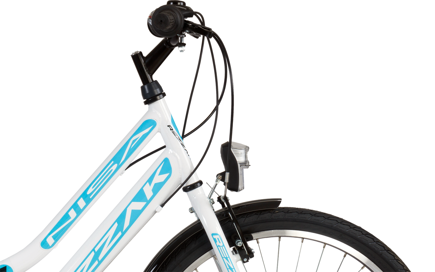 24 zoll Kinderfahrrad Mädchenfahrrad 24"Damen Cityfahrrad city bike Weiss türkis Neu