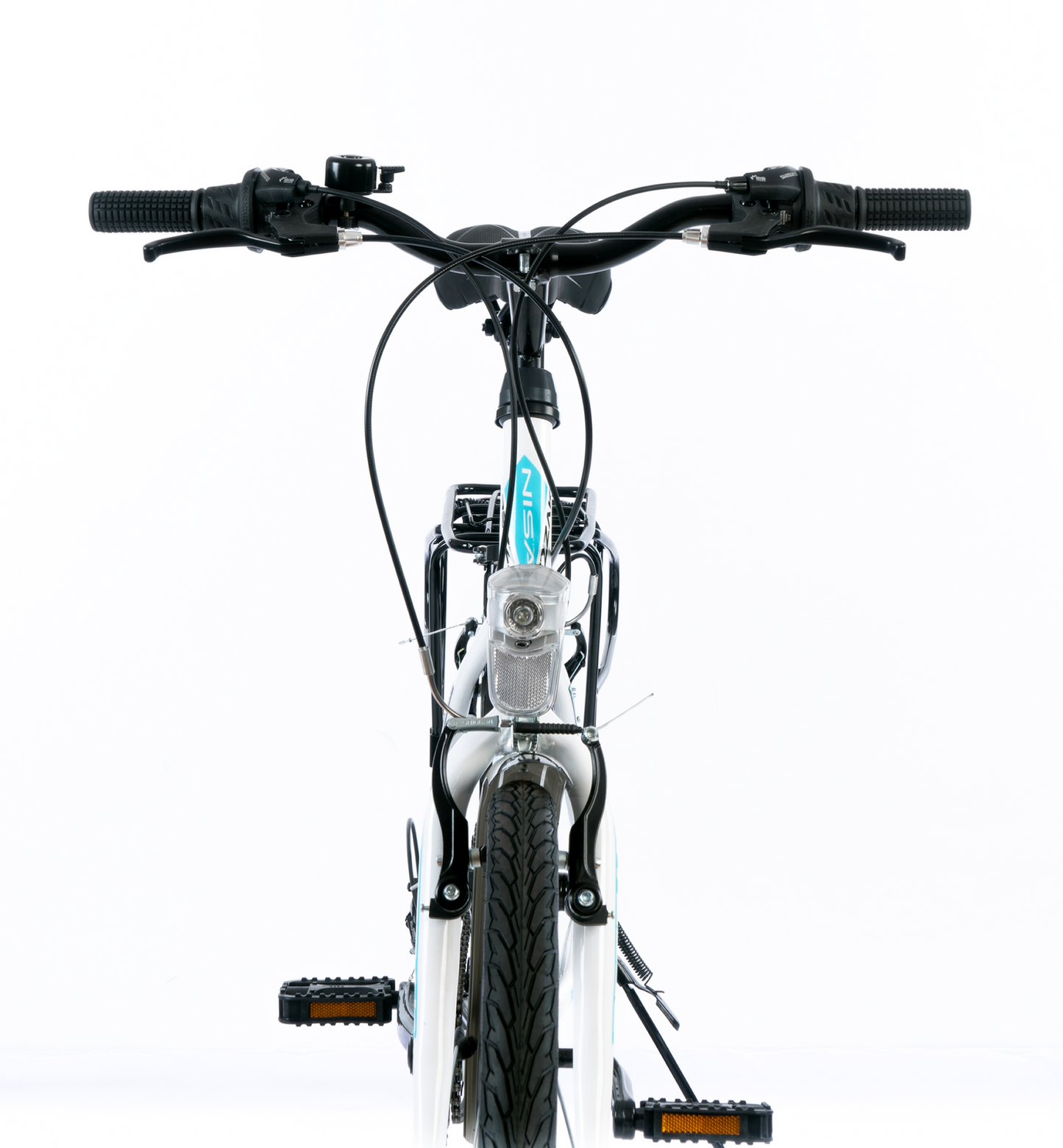 26 Zoll Fahrrad Mädchenfahrrad Kinderfahrrad 26" Citybike Weiß Türkis Damenrad Cityfahrrad