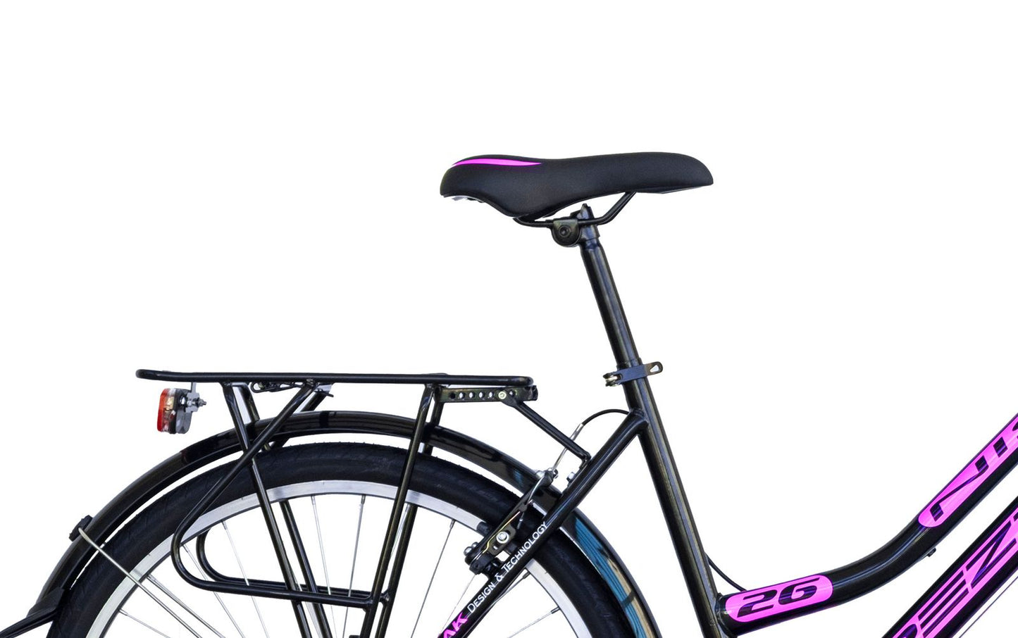 26 Zoll fahrrad mädchenfahrrad Damen Mädchen Fahrrad city bike 21 Gang shimano Schwarz pink neu