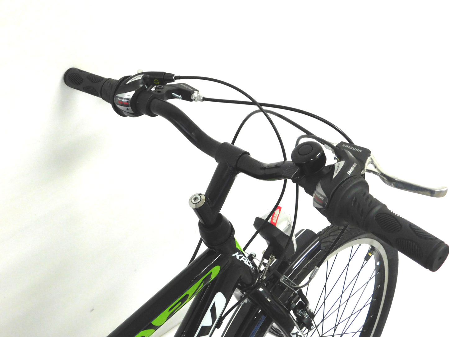 24 Zoll Kinderfahrrad cityfahrrad jungenfahrrad citybike 24" 21 Gang shimano schwarz grün -047 neu