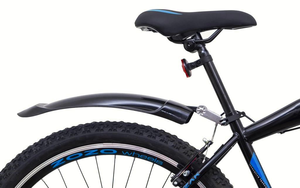 26 Zoll MTB Fahrrad Mountainbike Jugendfahrrad Shimano Federung Schutzblech Blau