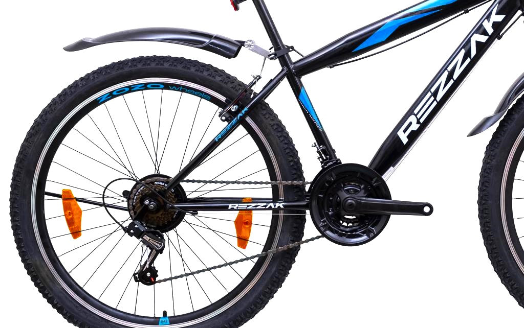 26 Zoll MTB Fahrrad Mountainbike Jugendfahrrad Shimano Federung Schutzblech Blau