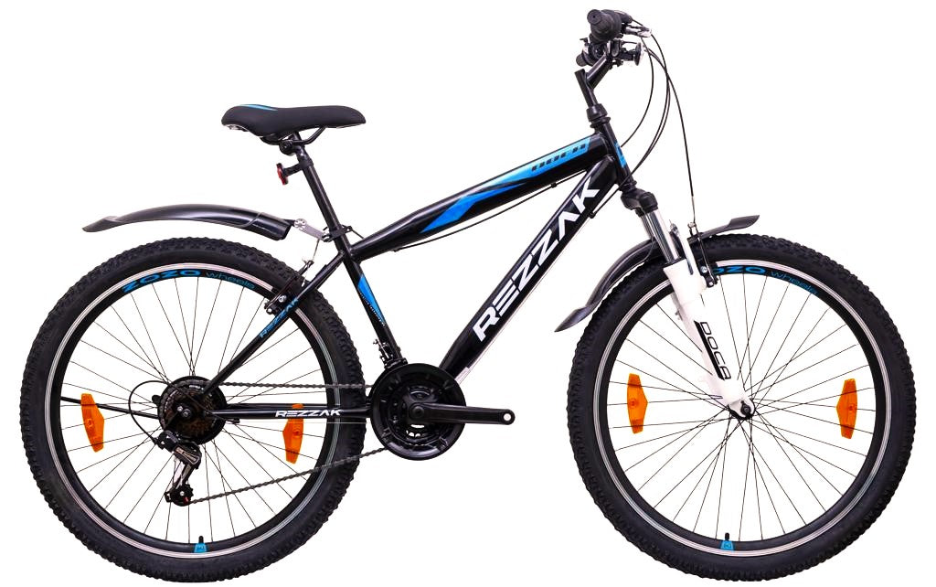 26 Zoll MTB Fahrrad Mountainbike Jugendfahrrad Shimano Federung Schutzblech Blau