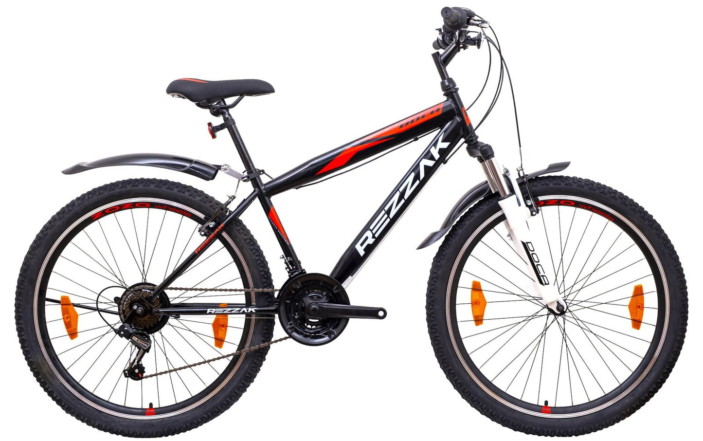 26 Zoll Fahrrad Mountainbike Jugendfahrrad Shimano Schutzblech Rot