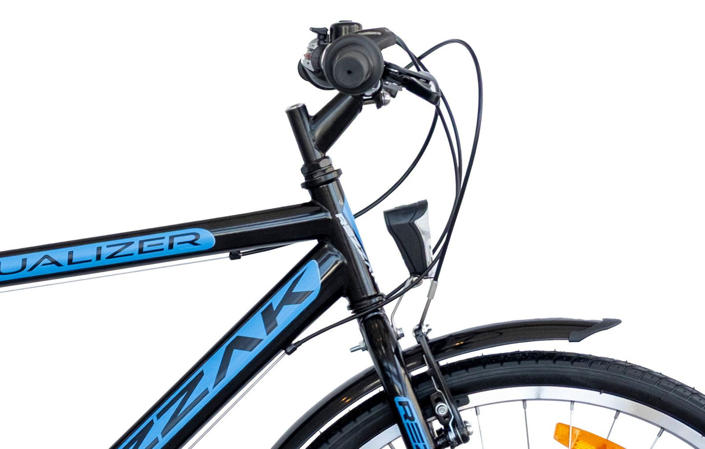 26"Zoll Fahrrad Herrenfahrrad Jungen Fahrrad City Bike 21 Gang Shimano Schwarz Blau -46