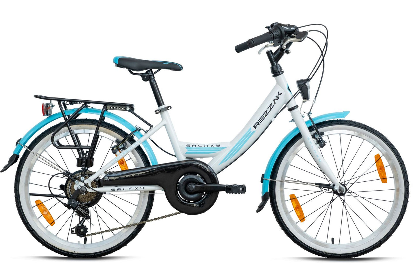 20 Zoll Kinderfahrrad Mädchenfahrrad 7 Gang Shimano RH 31cm Türkis Neu -085