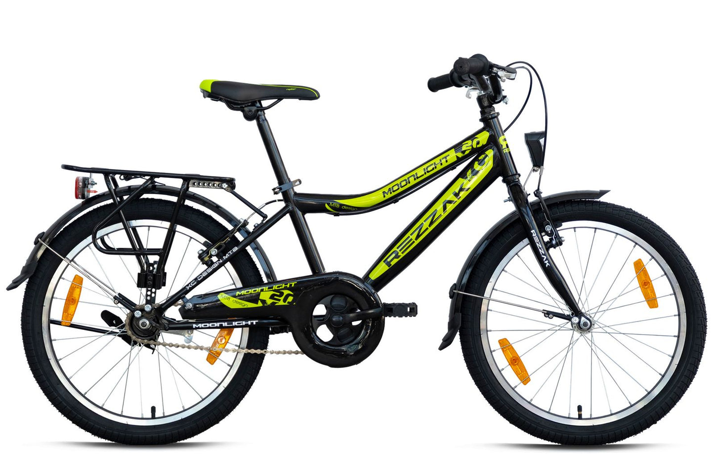 20 Zoll Kinderfahrrad Jungen Fahrrad mit Rücktrittbremse RH 33 Schwarz Grün NEU -041