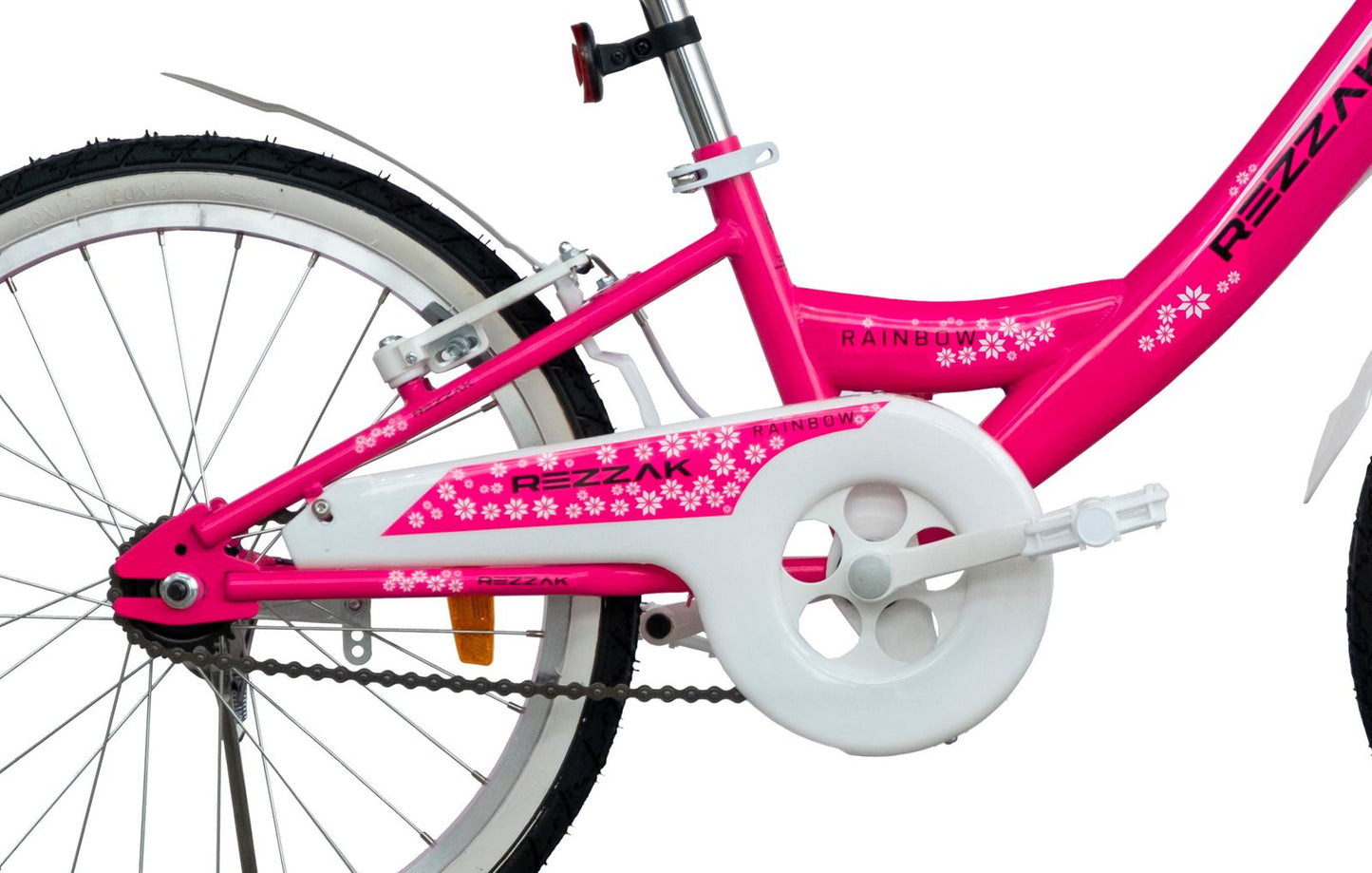 20 Zoll Kinder Fahrrad Mädchen Rad mit Rücktrittbremse Pink Neu -082