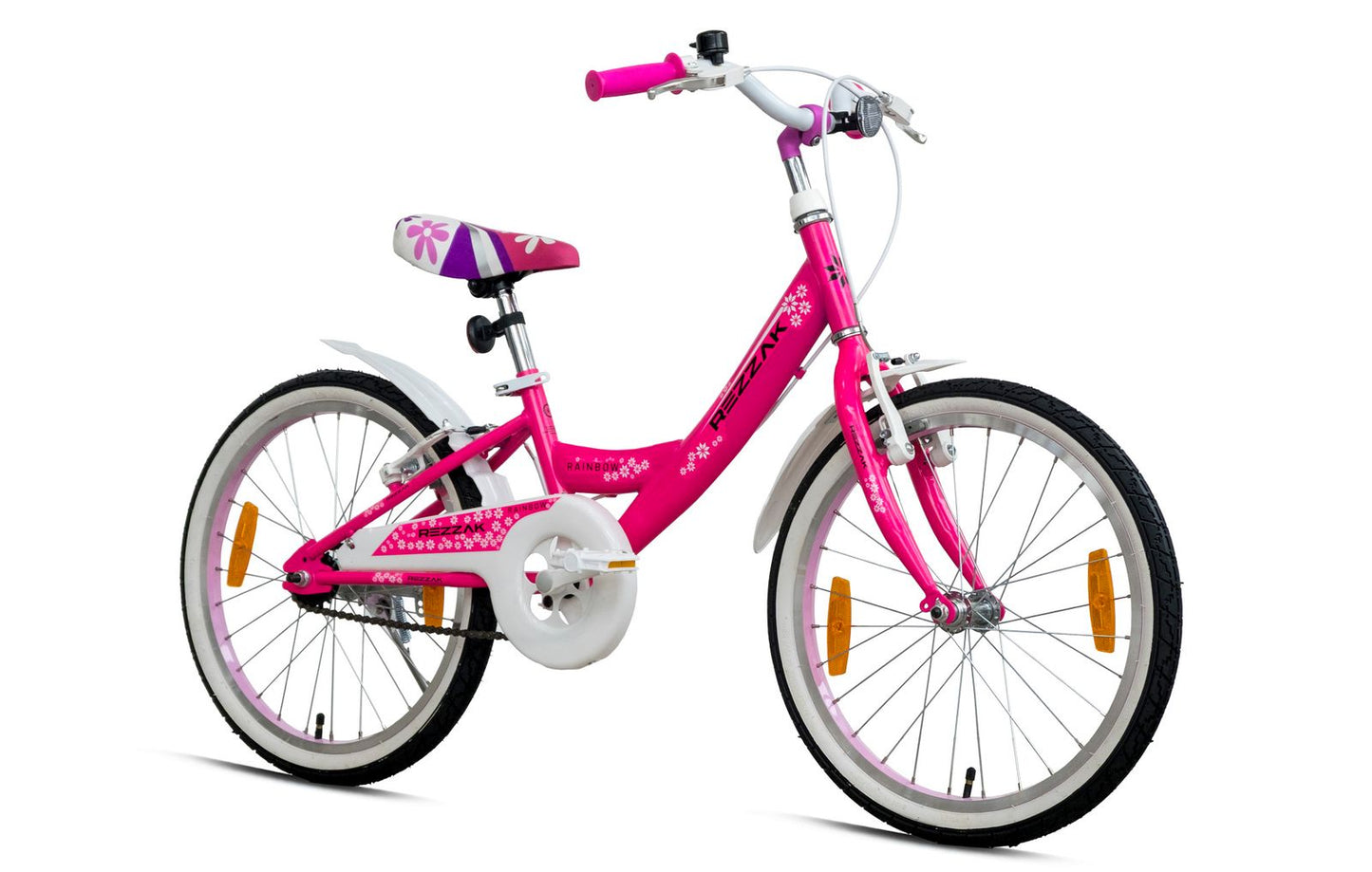 20 Zoll Kinder Fahrrad Mädchen Rad mit Rücktrittbremse Pink Neu -082