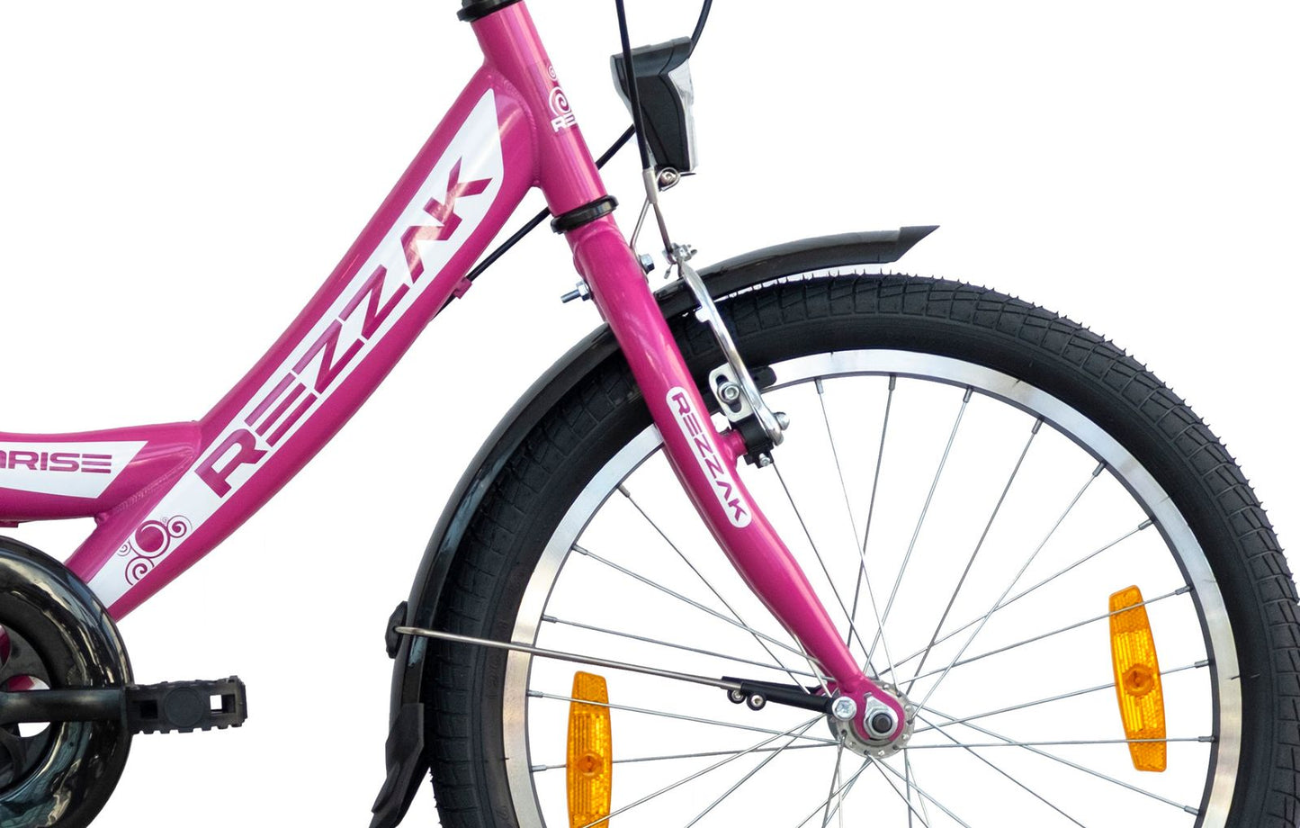 20 Zoll Kinderfahrrad Mädchenfahrrad City Bike Mit Rücktrittbremse RH 33 Pink Weiss Neu -044