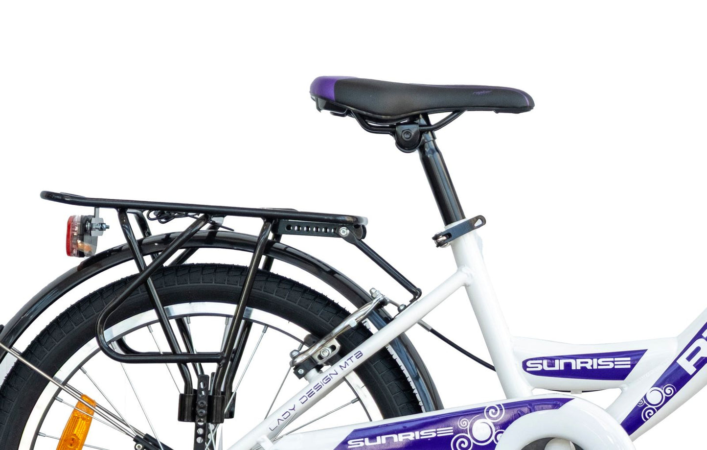 20 Zoll Kinderfahrrad Mädchen Rad mit Rücktrittbremse RH 33 Lila Neu -054