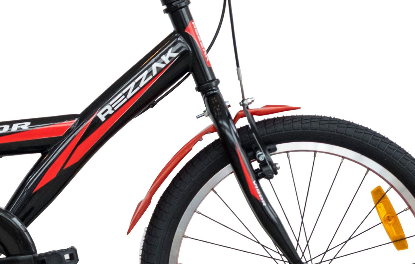 20 Zoll Kinderfahrrad Jungen Fahrrad Rücktrittbremse RH 26 cm Schwarz Rot NEU -078