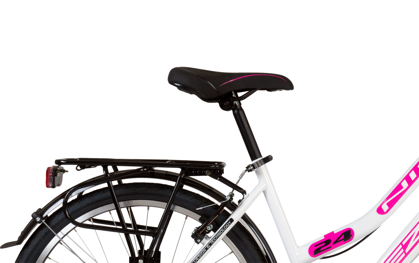 24 zoll Kinderfahrrad Mädchenfahrrad Damen rad 21 Gang shimano Weiss Pink neu