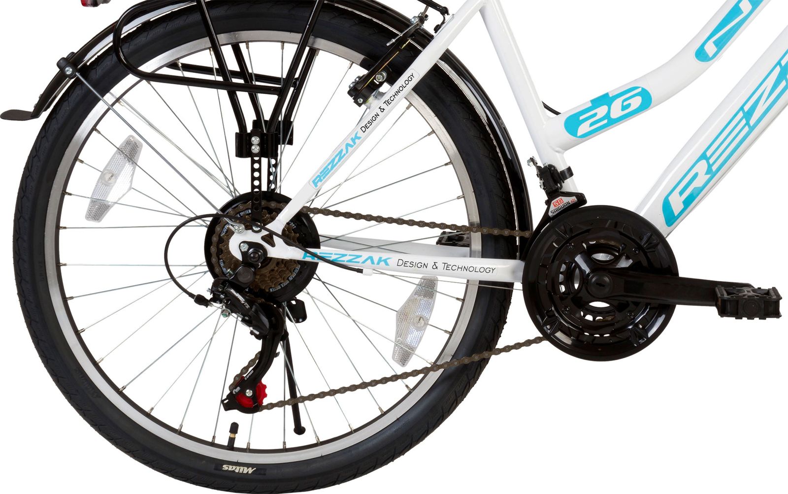 citybike damen 26 zoll 26 Zoll Fahrrad Mädchenfahrrad Kinderfahrrad 26" Citybike Weiß Türkis – rez-zak