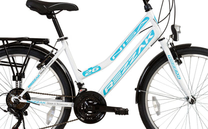 vortex 26 zoll damenfahrrad 26 Zoll Fahrrad Mädchenfahrrad Kinderfahrrad 26" Citybike Weiß Türkis – rez-zak