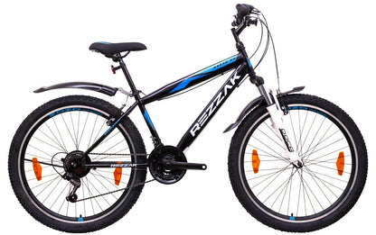 26 Zoll MTB Fahrrad Mountainbike Jugendfahrrad Shimano Federung Schutzblech Blau