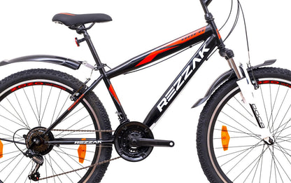 26 Zoll Fahrrad Mountainbike Jugendfahrrad Shimano Schutzblech Rot