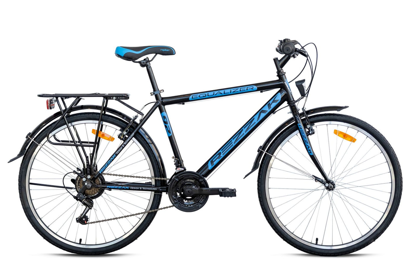 26"Zoll Fahrrad Herrenfahrrad Jungen Fahrrad  City Bike 21 Gang Shimano Schwarz Blau -46