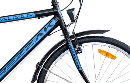 26"Zoll Fahrrad Herrenfahrrad Jungen Fahrrad  City Bike 21 Gang Shimano Schwarz Blau -46