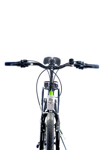 24 Zoll Kinderfahrrad cityfahrrad jungenfahrrad citybike 24" 21 Gang shimano schwarz grün -047 neu