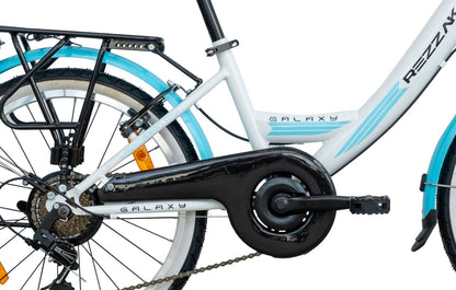 20 Zoll Kinderfahrrad Mädchenfahrrad 7 Gang Shimano RH 31cm Türkis Neu -085