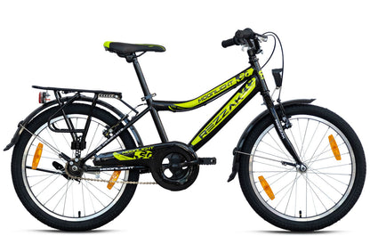 20 Zoll Kinderfahrrad Jungen Fahrrad mit Rücktrittbremse RH 33 Schwarz Grün NEU -041