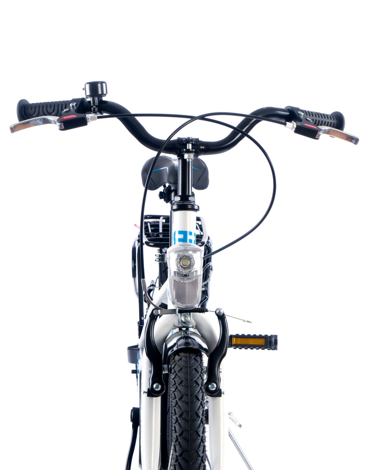 20 Zoll Fahrrad Kinderfahrrad Jungenfahrrad Rücktrittbremse RH 33 weiss Blau NEU -042