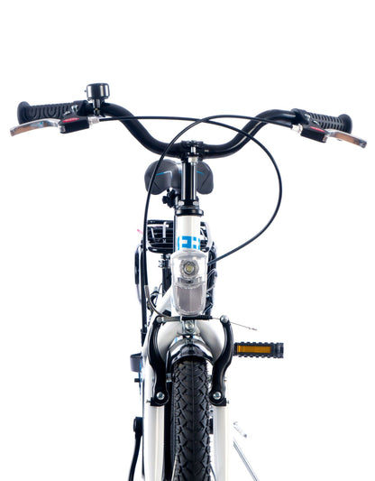 20 Zoll Fahrrad Kinderfahrrad Jungenfahrrad Rücktrittbremse RH 33 weiss Blau NEU -042