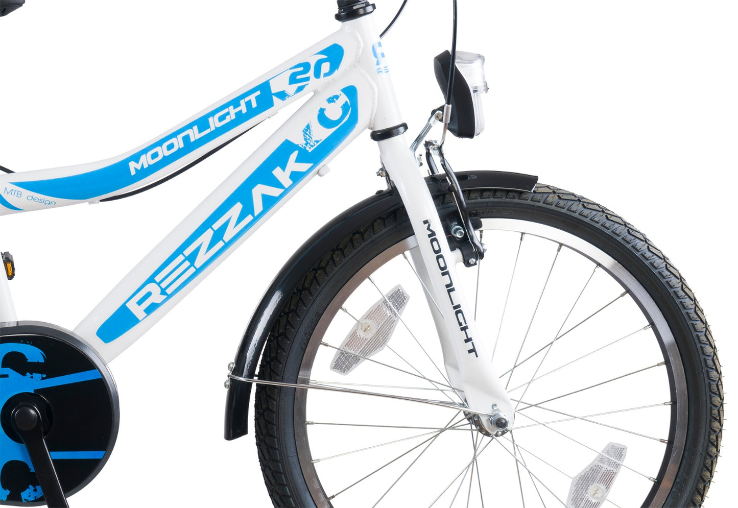 20 Zoll Fahrrad Kinderfahrrad Jungenfahrrad Rücktrittbremse RH 33 weiss Blau NEU -042