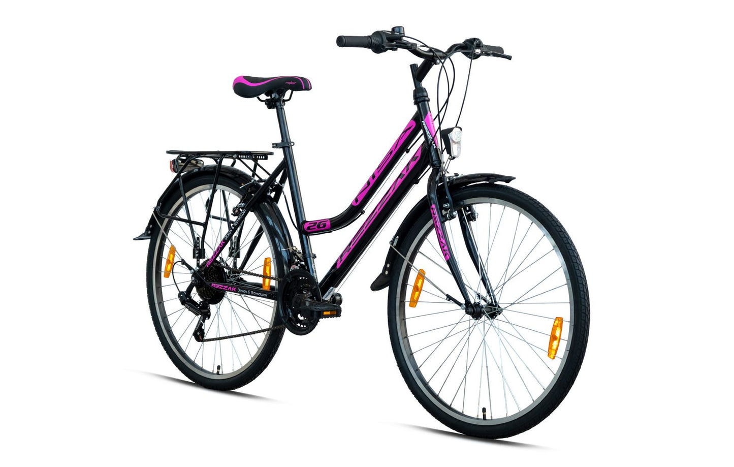 26 Zoll fahrrad mädchenfahrrad Damen Mädchen Fahrrad city bike 21 Gang shimano Schwarz pink neu