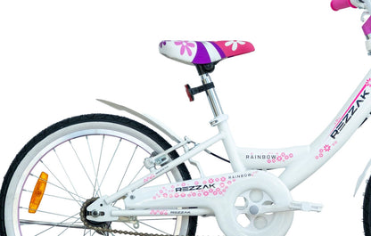 20 Zoll Kinderfahrrad Mädchenfahrrad  mit Rücktrittbremse Weiss-Pink Neu -081