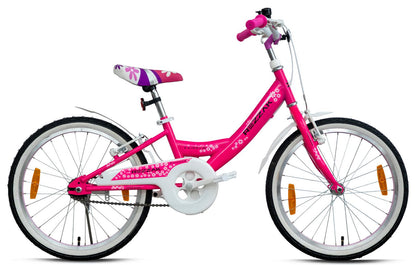 20 Zoll Kinder Fahrrad Mädchen Rad mit Rücktrittbremse Pink Neu -082