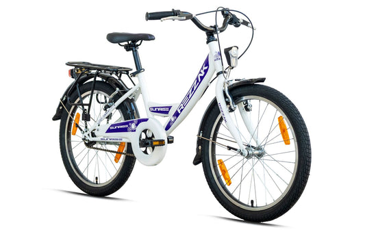 20 Zoll Kinderfahrrad Mädchen Rad mit Rücktrittbremse RH 33 Lila Neu -054