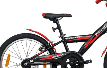 20 Zoll Kinderfahrrad Jungen Fahrrad Rücktrittbremse RH 26 cm Schwarz Rot NEU -078