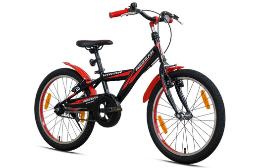 20 Zoll Kinderfahrrad Jungen Fahrrad Rücktrittbremse RH 26 cm Schwarz Rot NEU -078