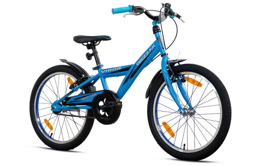 20 Zoll Jungen Fahrrad Blau – Neues Kinderfahrrad mit 26 cm Rahmenhöhe, sicher & robust  Für Kinder ab 6-8 Jahre -079