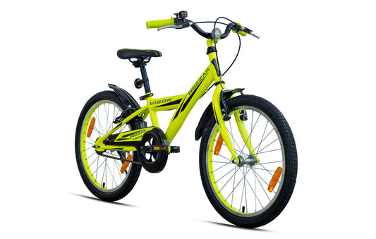 20 Zoll Kinderfahrrad Jungen Rad Jungen Fahrrad Rücktrittbremse Gelb NEU-080