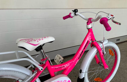 20 Zoll Kinder Fahrrad Mädchen Rad mit Rücktrittbremse Pink Neu -082
