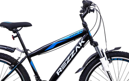 26 Zoll MTB Fahrrad Mountainbike Jugendfahrrad Shimano Federung Schutzblech Blau